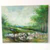 Câine ciobănesc de strajă Câine ciobănesc de strajă - pictură în ulei pe pânză, Monea Teofil