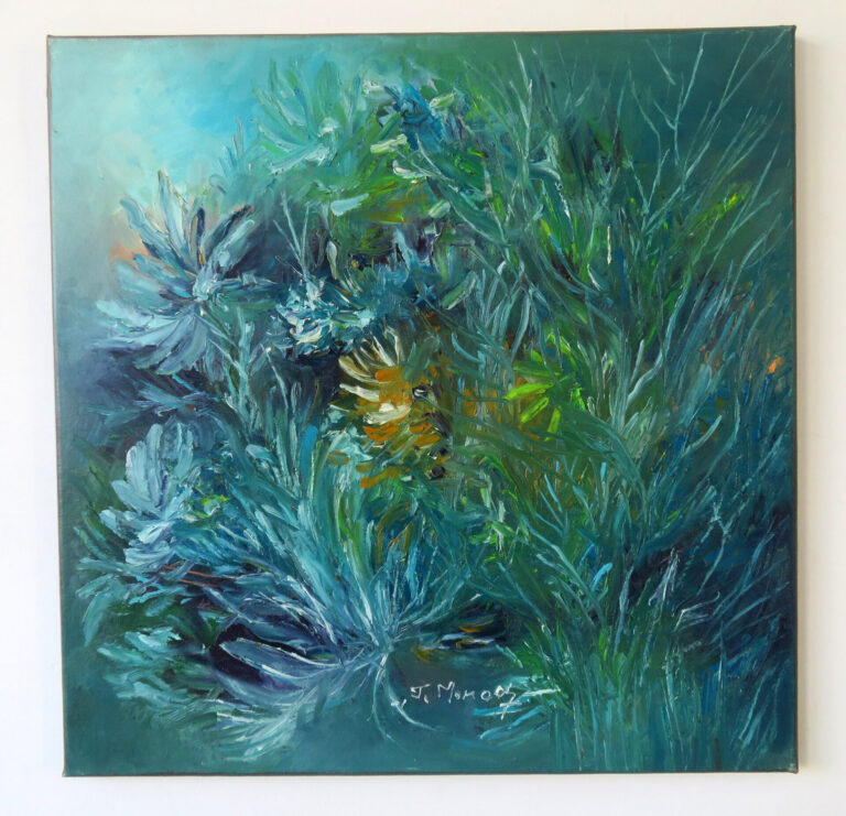 Flori de ocean Flori de ocean - pictură în ulei pe pânză, Monea Teofil