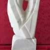 Focul primordial – Sculptură în marmură albă 2 Focul primordial – Sculptură în marmură albă 2