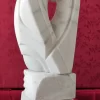 Focul primordial – Sculptură în marmură albă 8 Focul primordial – Sculptură în marmură albă 8