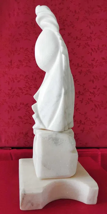 Geneză – Sculptură în marmură albă 3