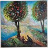 Iubire Iubire - pictură în ulei pe pânză, Monea Teofil