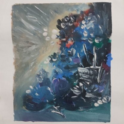 Peisaj - pictură în ulei pe pânză, Monea Teofil