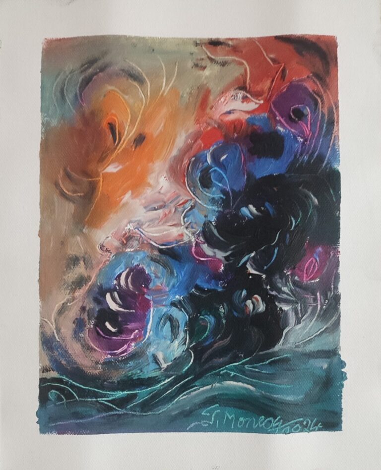 Peisaj - pictură în ulei pe pânză, Monea Teofil