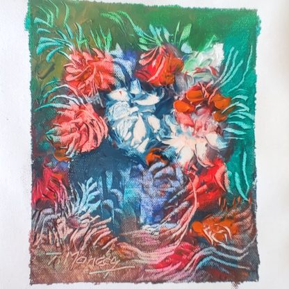 Picturi în ulei pe pânză 15 x 17 cm - iunie 2024 - Set 1 - pictură în ulei pe pânză, Monea Teofil