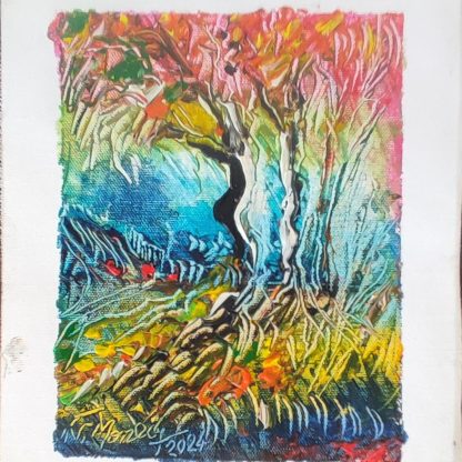 Picturi în ulei pe pânză 15 x 17 cm - iunie 2024 - Set 1 - pictură în ulei pe pânză, Monea Teofil