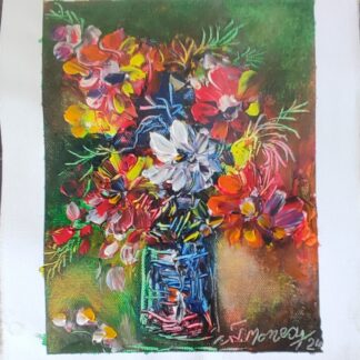 Picturi în ulei pe pânză 15 x 17 cm - iunie 2024 - Set 1 - pictură în ulei pe pânză, Monea Teofil