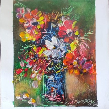 Picturi în ulei pe pânză 15 x 17 cm - iunie 2024 - Set 1 - pictură în ulei pe pânză, Monea Teofil