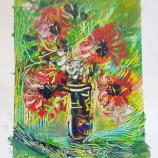 Picturi în ulei pe pânză 15 x 17 cm - iunie 2024 - Set 1 - pictură în ulei pe pânză, Monea Teofil