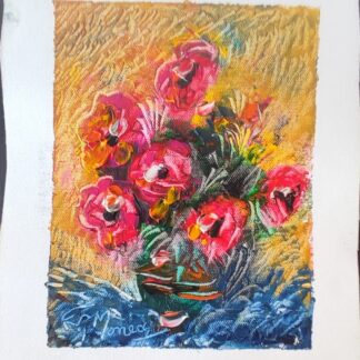 Picturi în ulei pe pânză 15 x 17 cm - iunie 2024 - Set 1 - pictură în ulei pe pânză, Monea Teofil