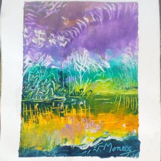 Picturi în ulei pe pânză 15 x 17 cm - iunie 2024 - Set 1 - pictură în ulei pe pânză, Monea Teofil