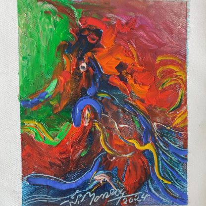 Picturi în ulei pe pânză 15 x 17 cm - iunie 2024 - Set 2 - pictură în ulei pe pânză, Monea Teofil