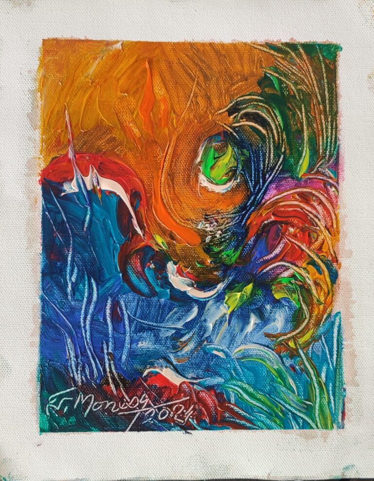 Picturi în ulei pe pânză 15 x 17 cm - iunie 2024 - Set 2 - pictură în ulei pe pânză, Monea Teofil