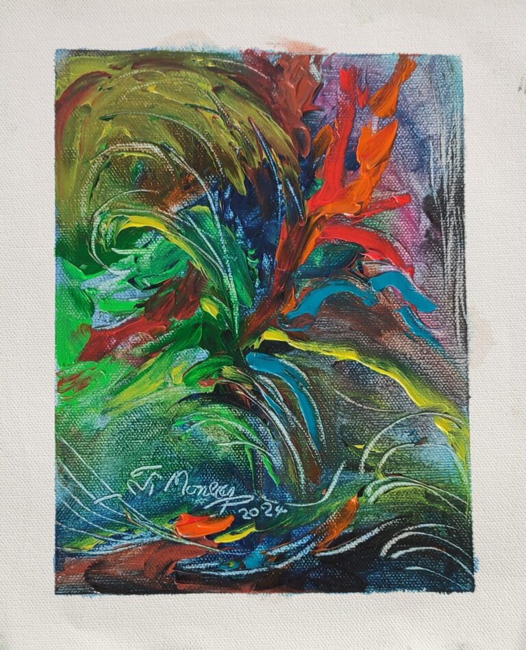 Picturi în ulei pe pânză 15 x 17 cm - iunie 2024 - Set 2 - pictură în ulei pe pânză, Monea Teofil