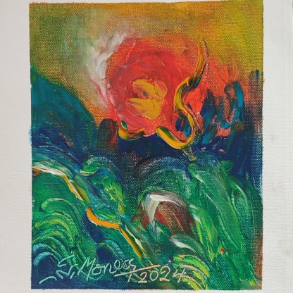 Picturi în ulei pe pânză 15 x 17 cm - iunie 2024 - Set 2 - pictură în ulei pe pânză, Monea Teofil