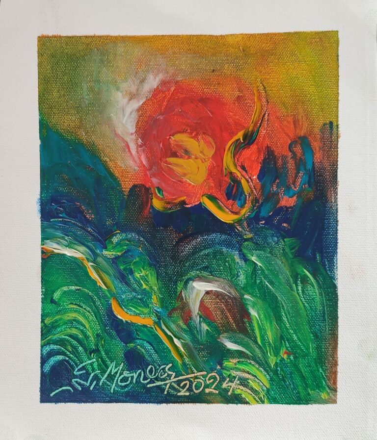 Picturi în ulei pe pânză 15 x 17 cm - iunie 2024 - Set 2 - pictură în ulei pe pânză, Monea Teofil