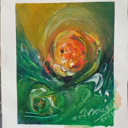 Picturi în ulei pe pânză 15 x 17 cm - iunie 2024 - Set 2 - pictură în ulei pe pânză, Monea Teofil