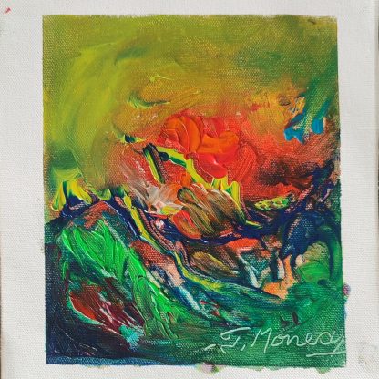 Picturi în ulei pe pânză 15 x 17 cm - iunie 2024 - Set 2 - pictură în ulei pe pânză, Monea Teofil