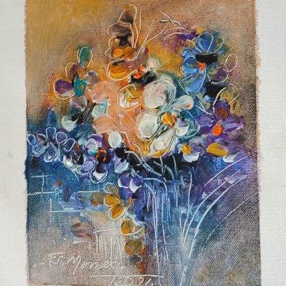 Picturi în ulei pe pânză 15 x 17 cm - iunie 2024 - Set 2 - pictură în ulei pe pânză, Monea Teofil