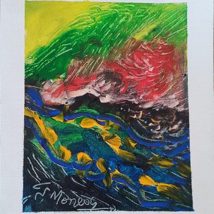 Picturi în ulei pe pânză 15 x 17 cm - iunie 2024 - Set 2 - pictură în ulei pe pânză, Monea Teofil