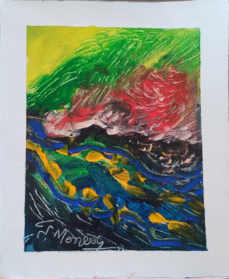 Picturi în ulei pe pânză 15 x 17 cm - iunie 2024 - Set 2 - pictură în ulei pe pânză, Monea Teofil