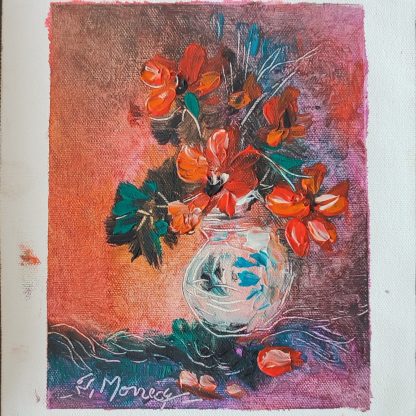 Picturi în ulei pe pânză 15 x 17 cm - iunie 2024 - Set 3 - pictură în ulei pe pânză, Monea Teofil