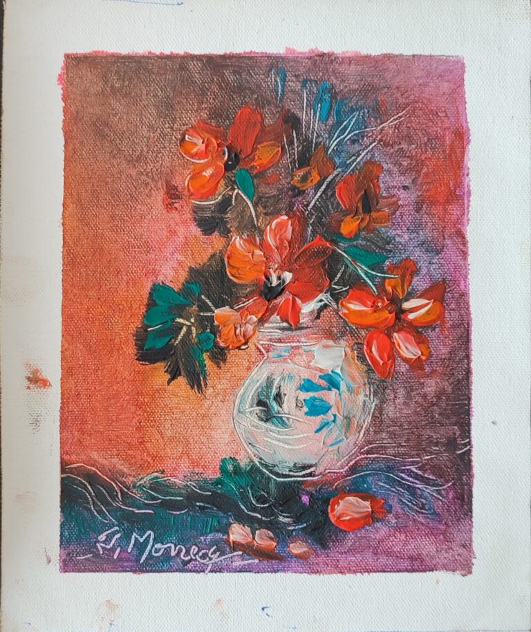 Picturi în ulei pe pânză 15 x 17 cm - iunie 2024 - Set 3 - pictură în ulei pe pânză, Monea Teofil