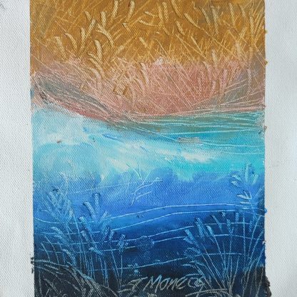 Picturi în ulei pe pânză 15 x 17 cm - iunie 2024 - Set 3 - pictură în ulei pe pânză, Monea Teofil