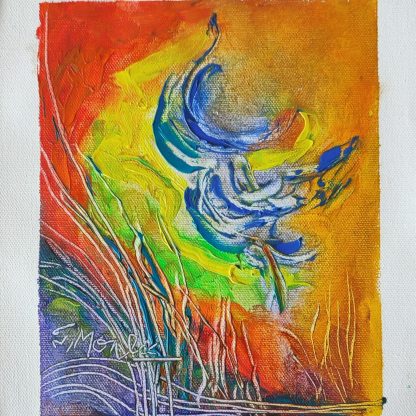Picturi în ulei pe pânză 15 x 17 cm - iunie 2024 - Set 3 - pictură în ulei pe pânză, Monea Teofil