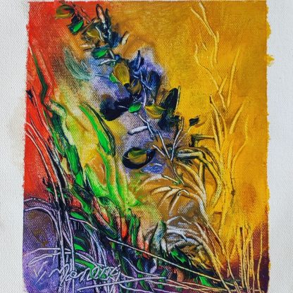 Picturi în ulei pe pânză 15 x 17 cm - iunie 2024 - Set 3 - pictură în ulei pe pânză, Monea Teofil