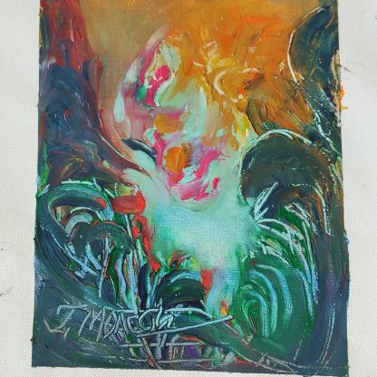 Picturi în ulei pe pânză 15 x 17 cm - iunie 2024 - Set 3 - pictură în ulei pe pânză, Monea Teofil