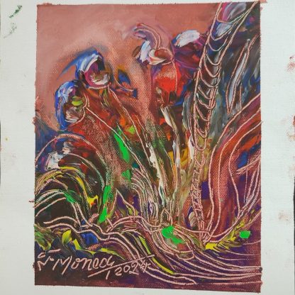 Picturi în ulei pe pânză 15 x 17 cm - iunie 2024 - Set 3 - pictură în ulei pe pânză, Monea Teofil