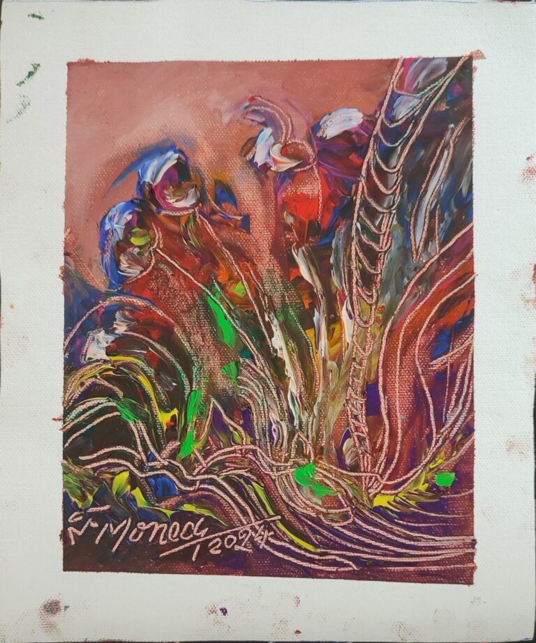 Picturi în ulei pe pânză 15 x 17 cm - iunie 2024 - Set 3 - pictură în ulei pe pânză, Monea Teofil