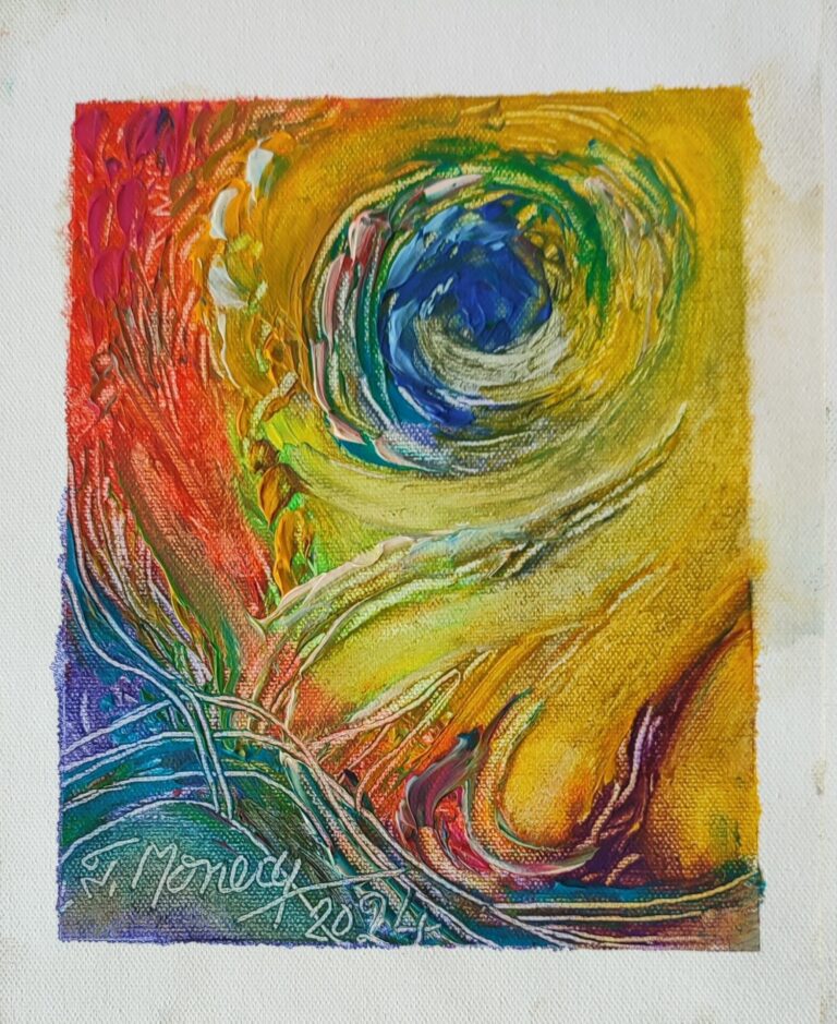 Picturi în ulei pe pânză 15 x 17 cm - iunie 2024 - Set 3 - pictură în ulei pe pânză, Monea Teofil