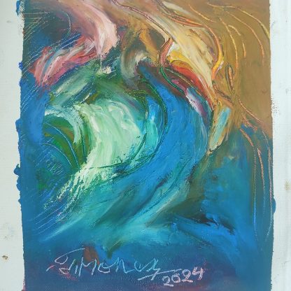 Picturi în ulei pe pânză 15 x 17 cm - iunie 2024 - Set 4 - pictură în ulei pe pânză, Monea Teofil