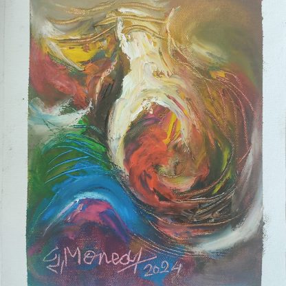 Picturi în ulei pe pânză 15 x 17 cm - iunie 2024 - Set 4 - pictură în ulei pe pânză, Monea Teofil
