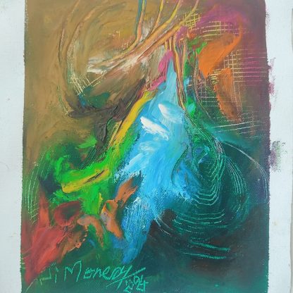 Picturi în ulei pe pânză 15 x 17 cm - iunie 2024 - Set 4 - pictură în ulei pe pânză, Monea Teofil