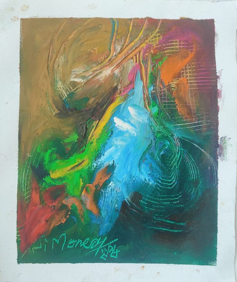 Picturi în ulei pe pânză 15 x 17 cm - iunie 2024 - Set 4 - pictură în ulei pe pânză, Monea Teofil