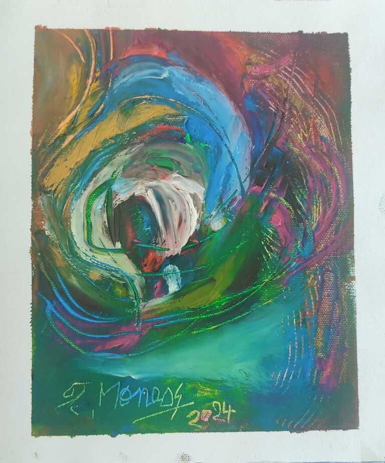 Picturi în ulei pe pânză 15 x 17 cm - iunie 2024 - Set 4 - pictură în ulei pe pânză, Monea Teofil