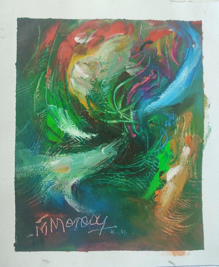 Picturi în ulei pe pânză 15 x 17 cm - iunie 2024 - Set 4 - pictură în ulei pe pânză, Monea Teofil
