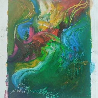Picturi în ulei pe pânză 15 x 17 cm - iunie 2024 - Set 4 - pictură în ulei pe pânză, Monea Teofil