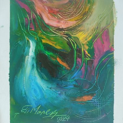 Picturi în ulei pe pânză 15 x 17 cm - iunie 2024 - Set 4 - pictură în ulei pe pânză, Monea Teofil