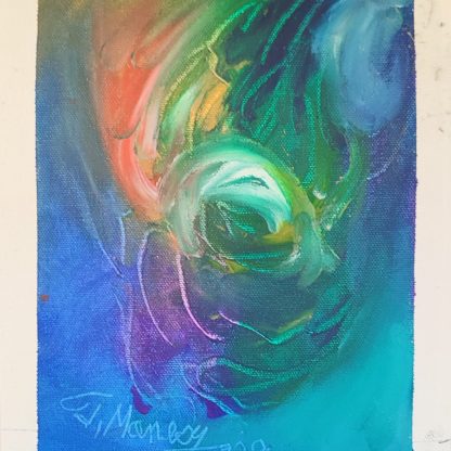 Picturi în ulei pe pânză 15 x 17 cm - iunie 2024 - Set 5 - pictură în ulei pe pânză, Monea Teofil