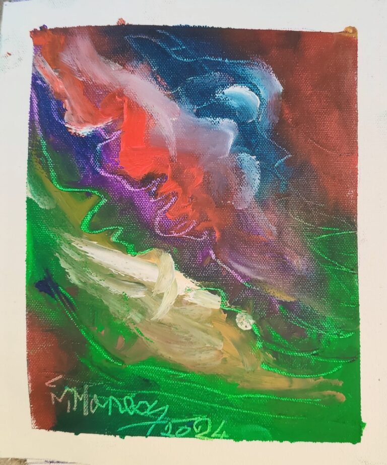 Picturi în ulei pe pânză 15 x 17 cm - iunie 2024 - Set 5 - pictură în ulei pe pânză, Monea Teofil