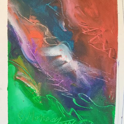 Picturi în ulei pe pânză 15 x 17 cm - iunie 2024 - Set 5 - pictură în ulei pe pânză, Monea Teofil