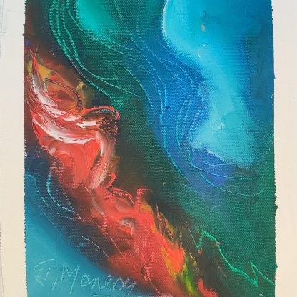 Picturi în ulei pe pânză 15 x 17 cm - iunie 2024 - Set 5 - pictură în ulei pe pânză, Monea Teofil