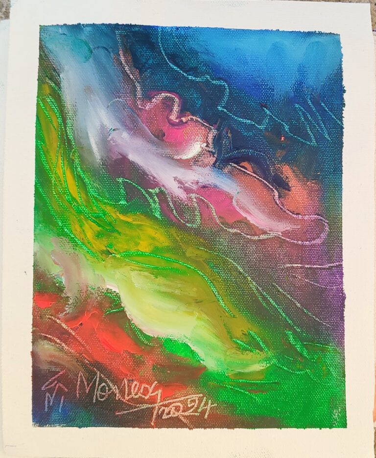 Picturi în ulei pe pânză 15 x 17 cm - iunie 2024 - Set 5 - pictură în ulei pe pânză, Monea Teofil