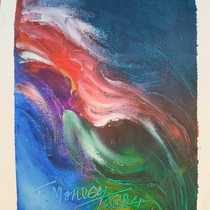 Picturi în ulei pe pânză 15 x 17 cm - iunie 2024 - Set 5 - pictură în ulei pe pânză, Monea Teofil