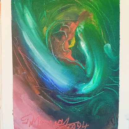 Picturi în ulei pe pânză 15 x 17 cm - iunie 2024 - Set 5 - pictură în ulei pe pânză, Monea Teofil