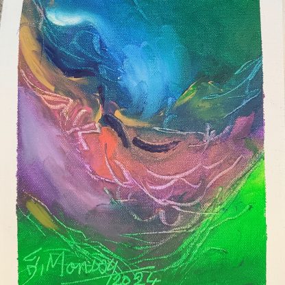 Picturi în ulei pe pânză 15 x 17 cm - iunie 2024 - Set 5 - pictură în ulei pe pânză, Monea Teofil